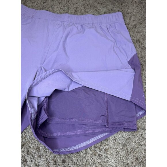 NWT FAIR HARBOR Purple Corliss Shorts Pockets Lined Athletic Running Track XL - Picture 4 of 9